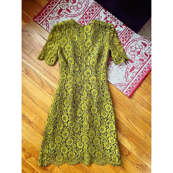 Lyn Devon Embroidered Lace Sheath Dress - Picture 2 of 4